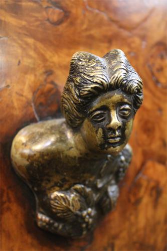 A Boldly Scaled 17th Century Italian Olivewood Palazzo Credenza