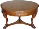 An Italian Marquetry and Walnut Circular Center Table