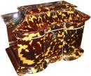 A 19th Century English Tortoiseshell Tea Caddy