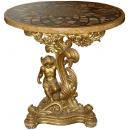 A Late 18th Century Italian Pietra Dure and Giltwood Specimen Table