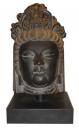 An 18th Century Siamese Stone Buddah Head