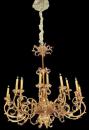 A Palatial 18th Century Louis XV Gilt Wood Chandelier