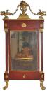 An 18th Century Swedish Mahogany and Parcel Gilt Mirror