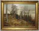 A 19th Century Oil on Canvas depicting an English Landscape