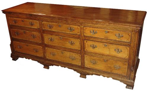 An 18th Century Country English Oak Sideboard 