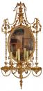 A 19th Century Italian Giltwood Girandole Mirror