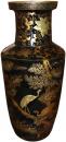 A Large Scaled 19th Century Papier Mache Lacquered Urn