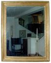 An Italian Moulded Gilt Wood Mirror 