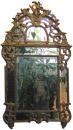  A French Regence Gilt Wood Mirror