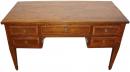 An 18th Century Italian Louis XVI Parquetry Walnut Desk 