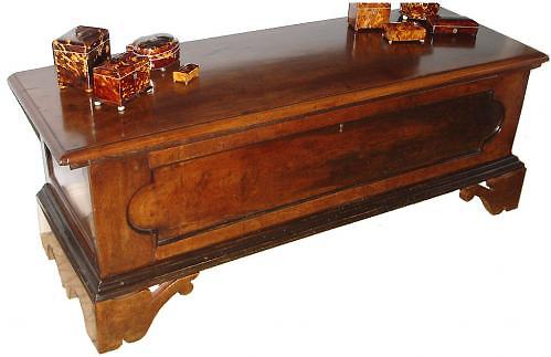 A Fine 17th Century Baroque Walnut Cassone