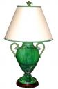 A Distinctive 19th Century Pichet a Eau Faience Urn Lamp