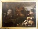 A Palazzo-Scaled 17th Century Old Master Oil on Canvas of a Pastoral Scene