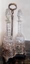 A Set of Three 19th Century French Crystal Decanters