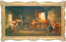 A 19th Century Oil on Canvas of "The School Room"