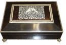 Anglo Indian BoneEbonyand Tortoiseshell Box