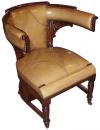 An 18th Century French Elm "Mechanique" Step Ladder Chair