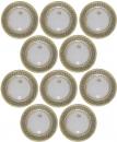 Set of Ten 19th Century Dinner Plates