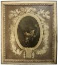 A Romantic 18th Century Oil on Canvas Cornice Doppio