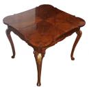 An Understated English 18th Century Book-matched Walnut Games Table