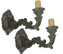 A Pair of Well Patinated 17th Century Italian Repousse Appliques
