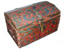 A 19th Century Italian Polychrome Treasury Box