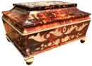 A 19th Century Tortoiseshell Tea Caddy