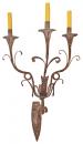 A Set of Six Italian Wrought Iron Sconces