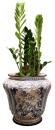An 18th Century Italian Blue and White Majolica Jardiniere and Centerpiece Urn