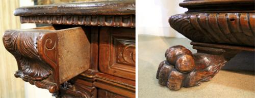 An Early 18th Century Tuscan Baroque Walnut Credenza No. 4019 An Early 18th Century Tuscan Baroque Walnut Credenza No. 4019