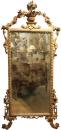 An 18th Century. Luccan Gilt Wood Transitional Louis XV-Louis XVI Mirror