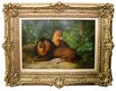 A Signed 19th Century American Oil on Canvas