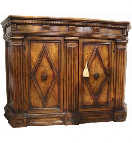 An Extraordinary 17th Century Tuscan Walnut Credenza No. 4108 An Extraordinary 17th Century Tuscan Walnut Credenza No. 4108