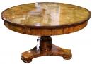 An Italian 19th Century Italian Burl Elm Wood Center Table
