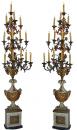 A Pair of 18th Century Italian Tole Torchères