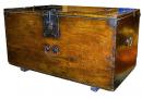 A Fine 18th Century English Oak Trunk