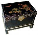 A 19th Century Chinese Pigskin-wrapped Chinoiserie Coffer