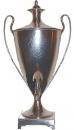 A 19th Century English Silvered Loving Cup Samovar