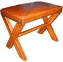 A Leather Bench