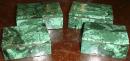 Four Russian Malachite Boxes
