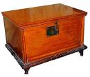 A 19th Century American Cherry wood Bible Box