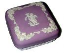 A 19th Century English Wedgwood Lavender and White Box