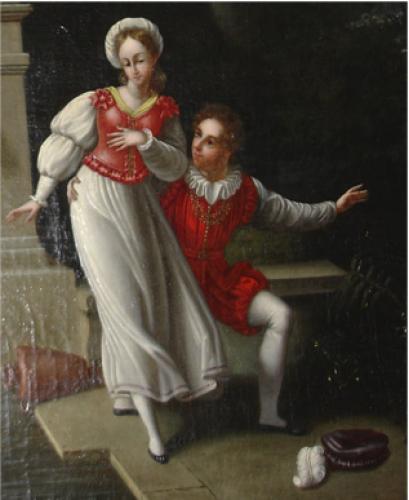 An 18th Century Louis XVI Trumeau Mirror