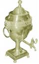 A 19th Century Silver Plate Urn-Shaped Samovar