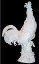 A Dramatic 19th Century  Capo di Monte Porcelain Rooster