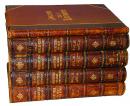 A	Complete 19th Century Leather Bound Set of Zell's Encyclopedia
