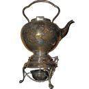 A Diminutive 19th Century Silvered Tea Pot