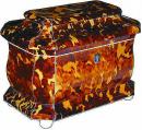 An 1840 English Tortoise Shell Tea Caddy