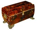 A Rare Large 19th Century English Tea Caddy