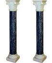 A Fine Pair of 18th Century Italian Tete Negre Marble Columns